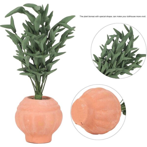 Bonsai Miniatura per Casa delle Bambole Scala 1:12 - Accessorio Decorativo Realistico