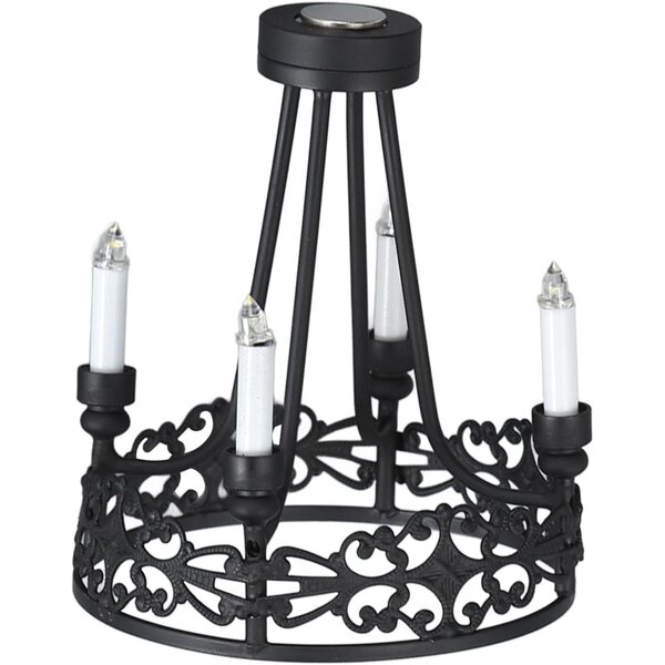 Lustre Puppenhaus-Miniatur 1:12, elegante und langlebige dekorative Lampe