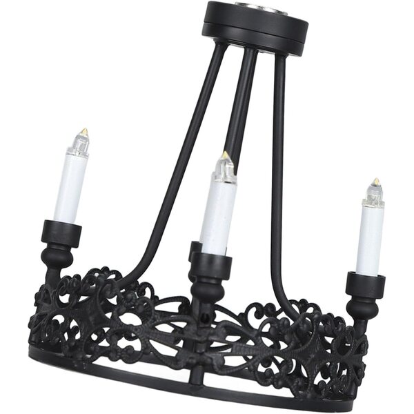 Lustre Puppenhaus-Miniatur 1:12, elegante und langlebige dekorative Lampe