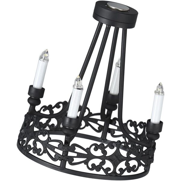 Lustre Puppenhaus-Miniatur 1:12, elegante und langlebige dekorative Lampe