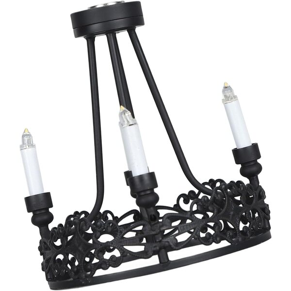 Lustre Puppenhaus-Miniatur 1:12, elegante und langlebige dekorative Lampe