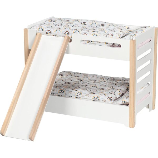 Goki Lit Superposé aus Holz für Puppen mit Schlitten – kreatives und robustes Spiel