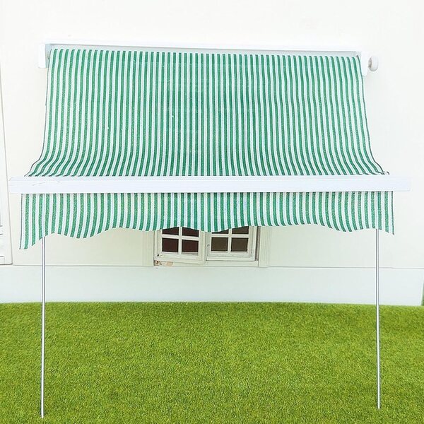 1/12 Miniatur-Baldachin für Puppenhaus-Sonnenschirm. Widerstandsfähig und einfach zu montieren