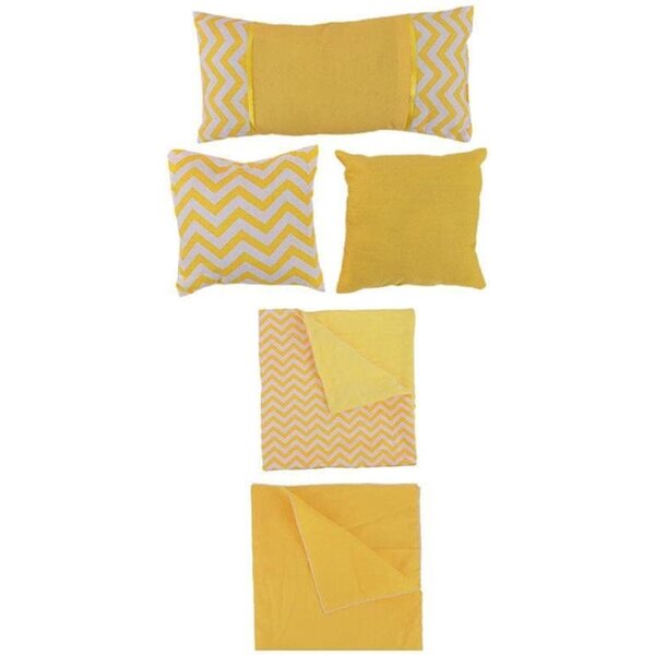 Ensemble Lenzuola e Biancheria per Bambole 45 cm: 5 Pezzi Drap-Housse, Couette, Oreiller