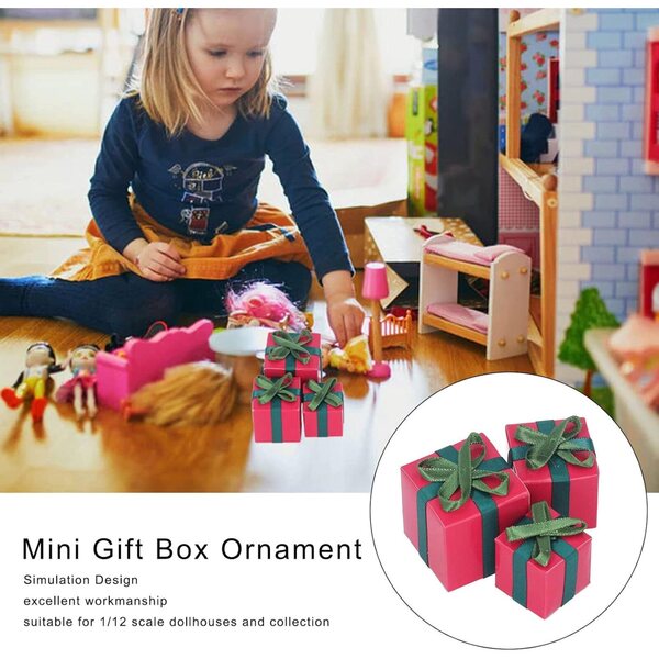 Set 3 Mini Ornamenti in Carta per Case delle Bambole 1:12 - Eleganti e Realistici