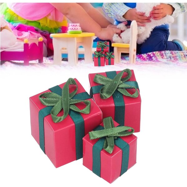 Set 3 Mini Ornamenti in Carta per Case delle Bambole 1:12 - Eleganti e Realistici