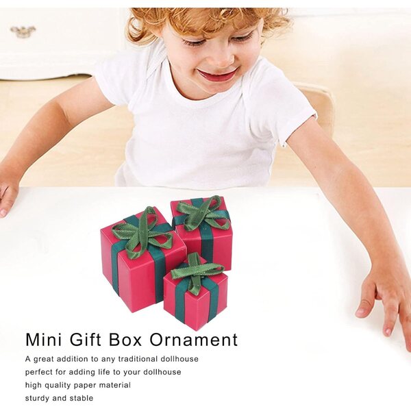 Set 3 Mini Ornamenti in Carta per Case delle Bambole 1:12 - Eleganti e Realistici
