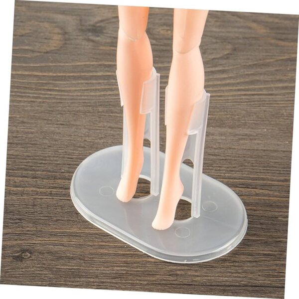 Gatuida Puppenständer 12 Stück aus Kunststoff für 12-30 cm große Puppen, widerstandsfähig und praktisch