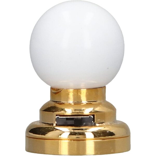 Miniatur-LED-Deckenleuchte mit CR1632-batteriebetriebenem Schalter für Puppenhaus 1:12