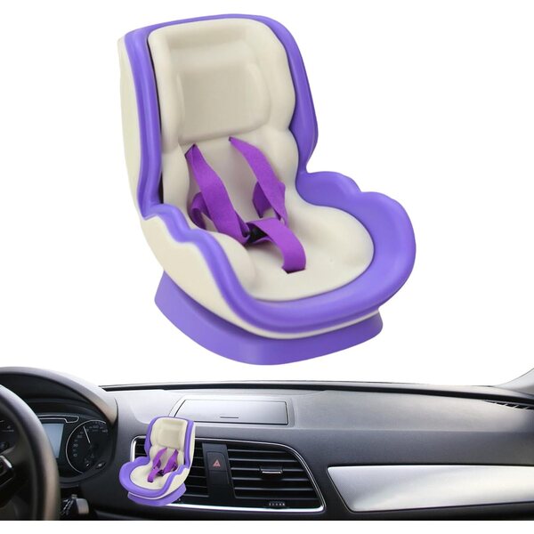 Sedile Auto per Bambola con Clip Ventilazione e Design Magnetico Decorativo