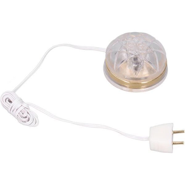 Lustro Miniatura per Casa delle Bambole 1:12 con Lampadina Sostituibile e Design Raffinato