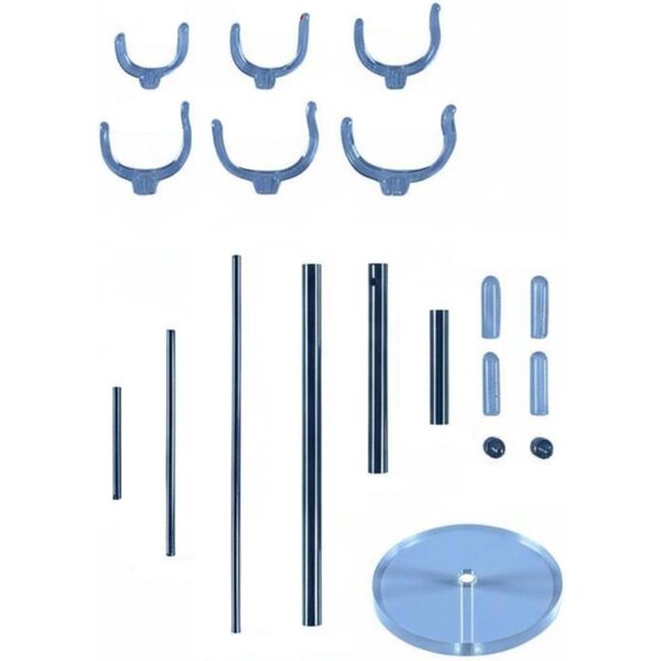 MotiveTech Verstellbarer Puppenständer für BJD 1/6 1/8 1/12 mit stabilisierender Basis