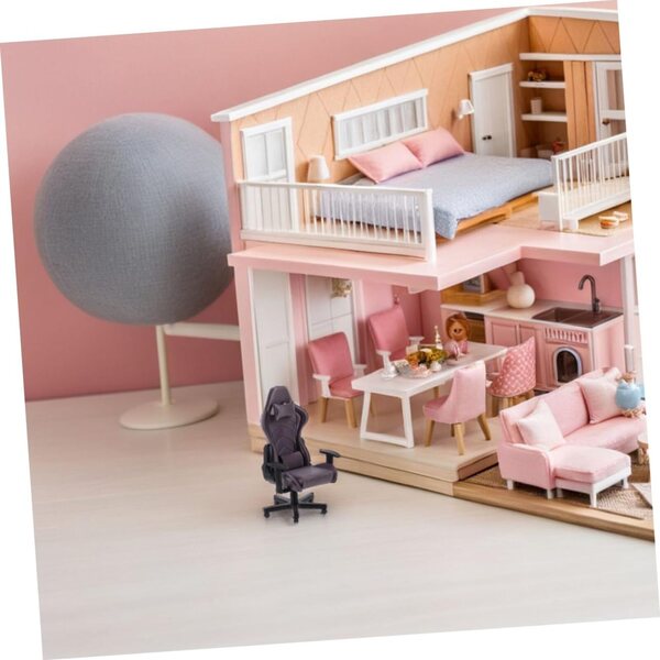 Set Miniature Casa delle Bambole: Sedia e Scrivania da Gioco in Miniatura ABOOFAN
