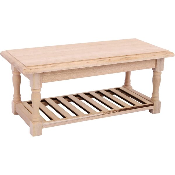 Mini Tavolo in Legno per Casa delle Bambole 1:12 - Tavolo da Dessert Decorativo