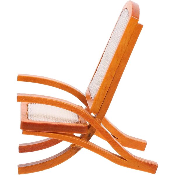 UPKOCH Miniature sedia in legno per casa delle bambole, arredamento decorativo