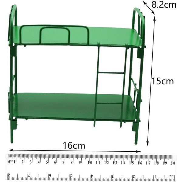 Mini letto portatile per casa delle bambole 1:12, arredamento perfetto per cameretta