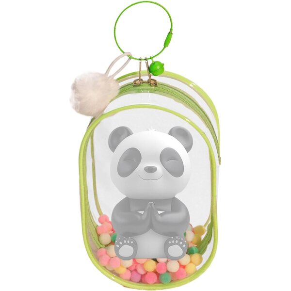 Transparente Transporttasche aus widerstandsfähigem PVC für Puppen und Figuren 12x7,5x18 cm