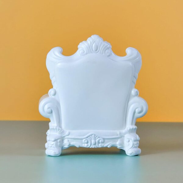 Mini divano bianco 1/12 per bambole YMY DOLL - accessorio casa dettagliato