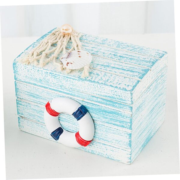 Set 2 Mini Sedie in Legno Blu Cielo per Decorazione Casa e Design Mediterraneo