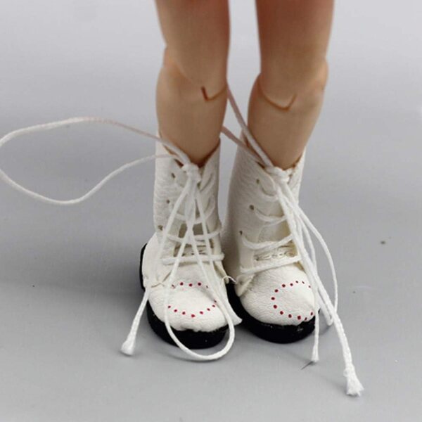 1/6 BJD Puppenstiefel mit Schnürsenkeln, Schuhzubehör für SD-Puppen