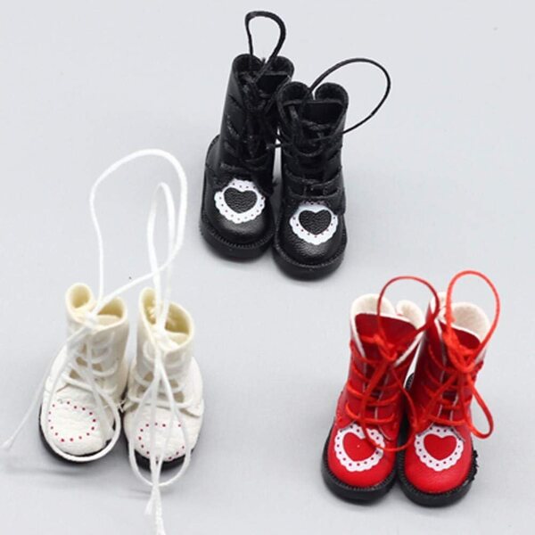 1/6 BJD Puppenstiefel mit Schnürsenkeln, Schuhzubehör für SD-Puppen