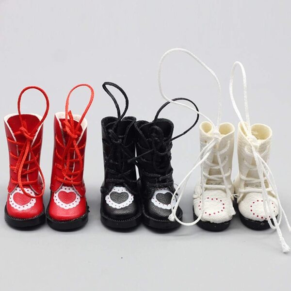 1/6 BJD Puppenstiefel mit Schnürsenkeln, Schuhzubehör für SD-Puppen