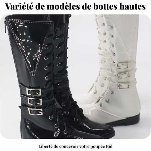 Scarpe a Plateau per bambole BJD con Tacco Spesso - Design Elegante e Materiale di Qualità