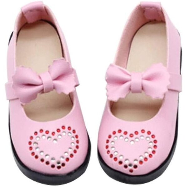 Herz-Absatz-Schuhe mit Schnalle für BJD SD 1/3 60 cm Puppen – lässiger Stil