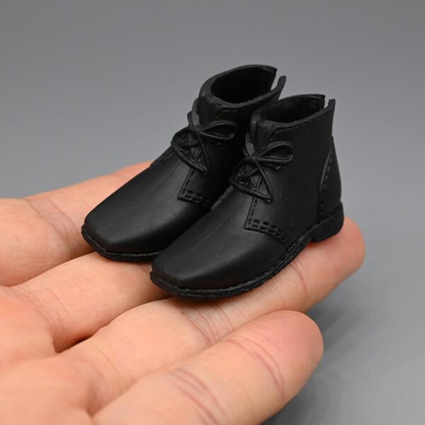 Oshhni Scarpe Miniature per Figurine Maschili Articolate, Lunghezza 4,5 cm