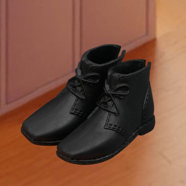 Oshhni Scarpe Miniature per Figurine Maschili Articolate, Lunghezza 4,5 cm
