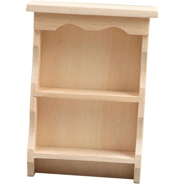 Mensola da Parete in Legno Multifunzione per Casa delle Bambole 1:12 ERINGOGO