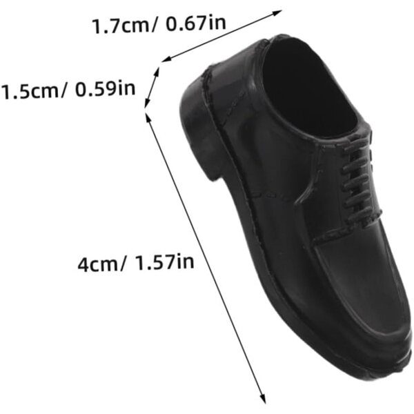 40 Miniaturschuhe für Homme-Puppen – elegante und farbenfrohe dekorative Accessoires