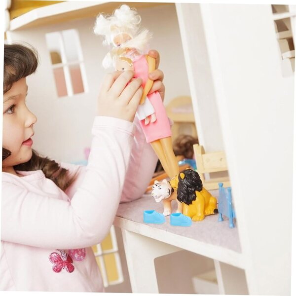40 Paar Miniatur-Puppenschuhe – bunte Stiefeletten und flache Schuhe