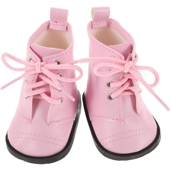 18-Zoll-Rosa Miniatur-Bottine für Puppen – Modeaccessoire und kreatives Spiel