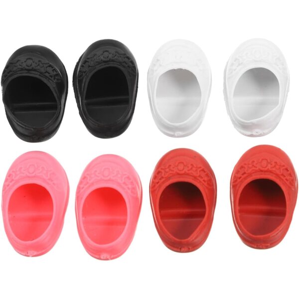 GALPADA Set 4 Paia Scarpe Miniature Colorate per Bambole da 17 cm