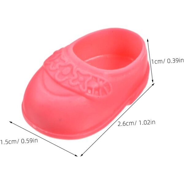 GALPADA Set 4 Paia Scarpe Miniature Colorate per Bambole da 17 cm
