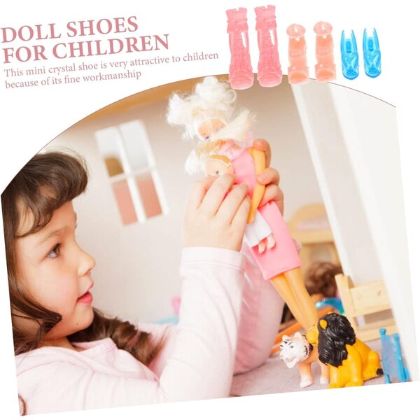 Mini-Dekorationsschuhe für Puppen, 30 cm, 15 langlebige Paare für Heimwerker- und Dekorationszwecke