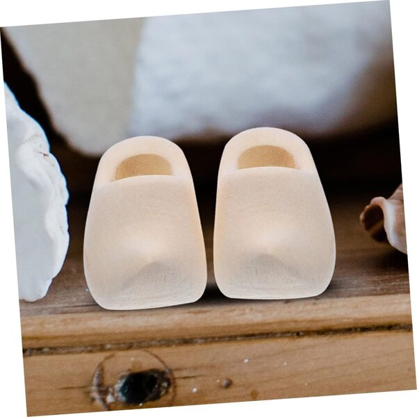 Hemobllo Mini Sabots Non Peints 4 Paires per DIY Decorazioni Casa Bambole
