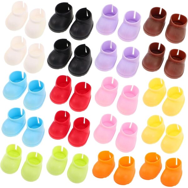 UPKOCH 20 paia Scarpe Miniature Morbide per Bambole - Accessori Costume e Giochi