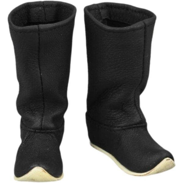 1:6 Lederstiefel für 12-Zoll-Figuren – Schuhe Zubehör Fenteer