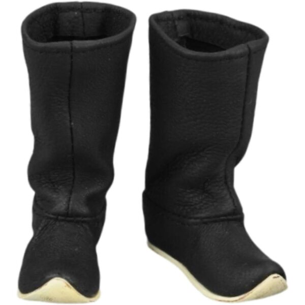 1:6 Lederstiefel für 12-Zoll-Figuren – Schuhe Zubehör Fenteer