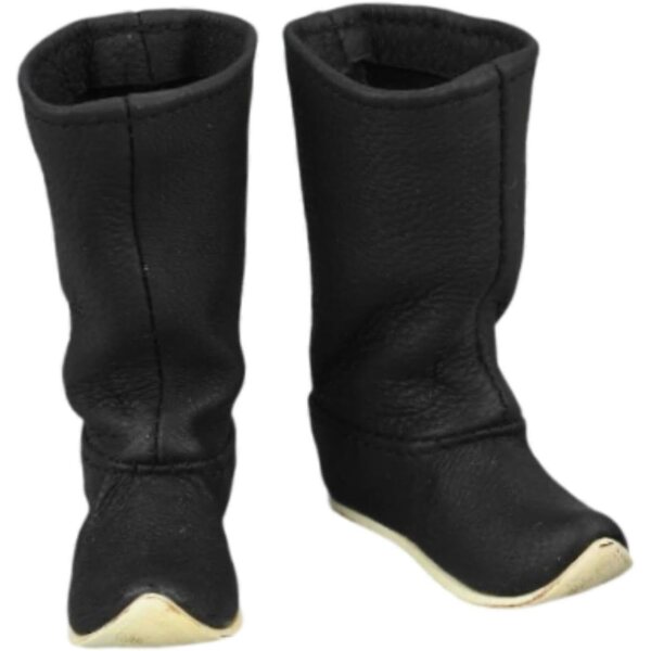 1:6 Lederstiefel für 12-Zoll-Figuren – Schuhe Zubehör Fenteer
