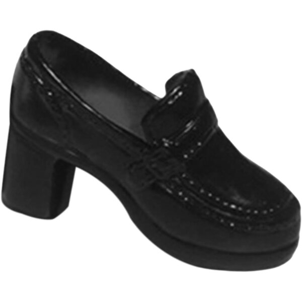 1/6 Perfeclan Realistische PU-Leder-Puppenschuhe Schwarz für weibliche Figuren