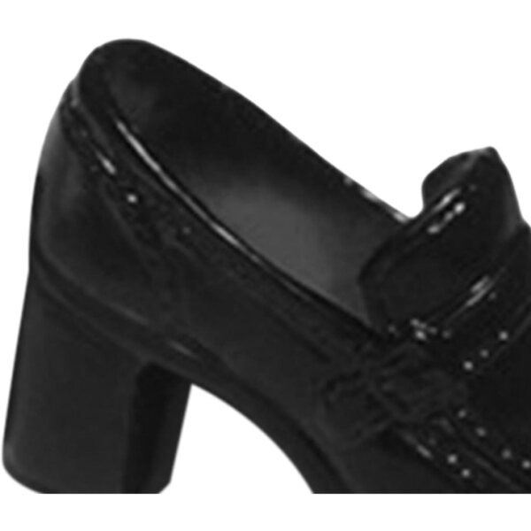1/6 Perfeclan Realistische PU-Leder-Puppenschuhe Schwarz für weibliche Figuren