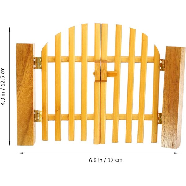 ERINGOGO Porta Miniatura in Legno Realistica per Case delle Bambole e Mini Mobili