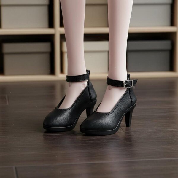 Elegante Schuhe mit Absätzen für 60 cm große BJD-Puppen, raffiniertes und kompatibles Design