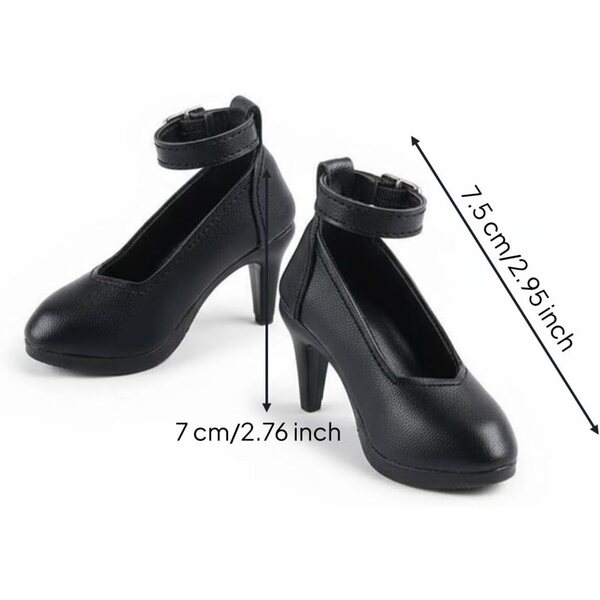 Elegante Schuhe mit Absätzen für 60 cm große BJD-Puppen, raffiniertes und kompatibles Design