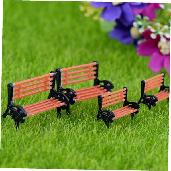 ORFOFE Set 3 Mini Panche da Banco in Miniatura per Casa delle Bambole e Decorazioni
