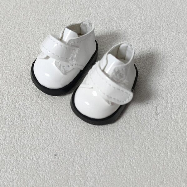 Puppenschuhe aus Kunstleder und Stoff, 2 Paar realistisch für Modespiele