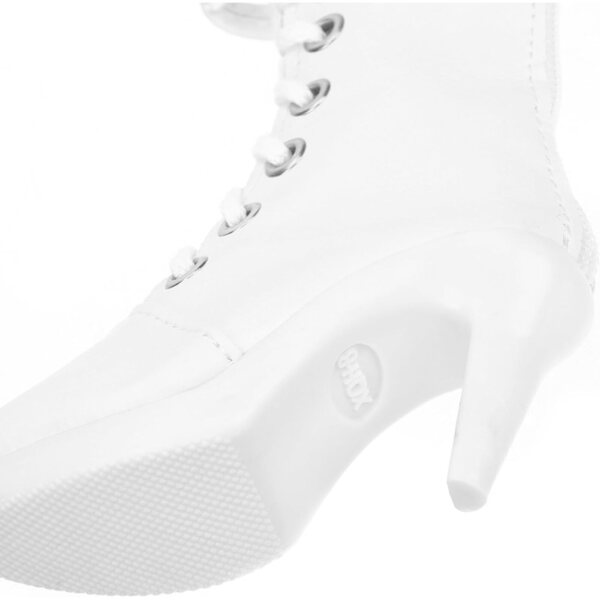 Weiße Miniatur-High-Heel-Schuhe für 60-cm-Puppen – eleganter und schicker Stil